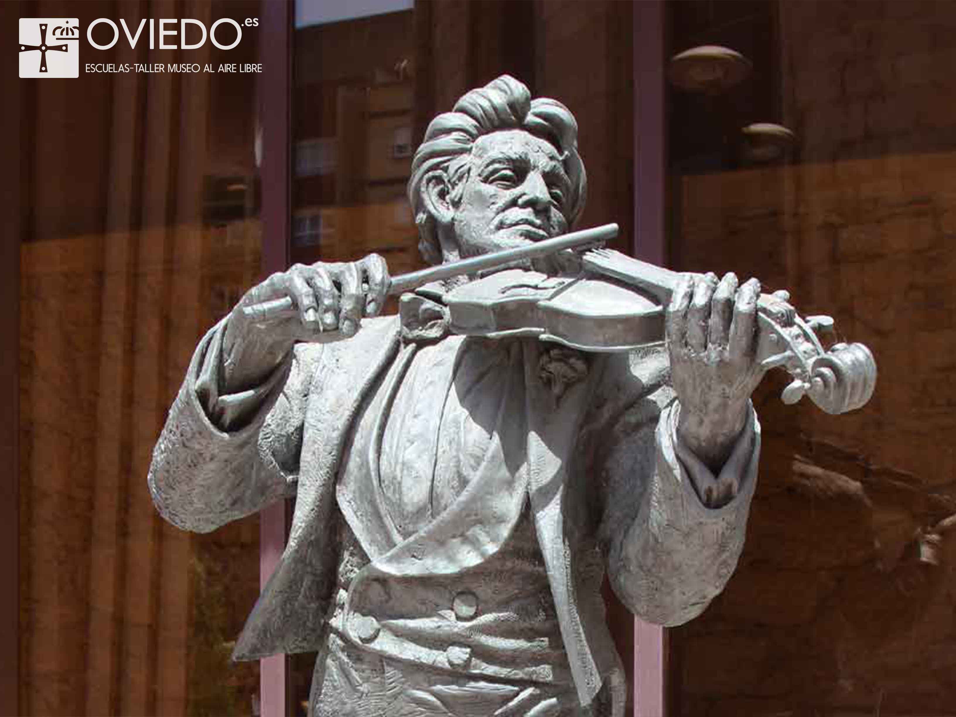 Escultura El Violinista